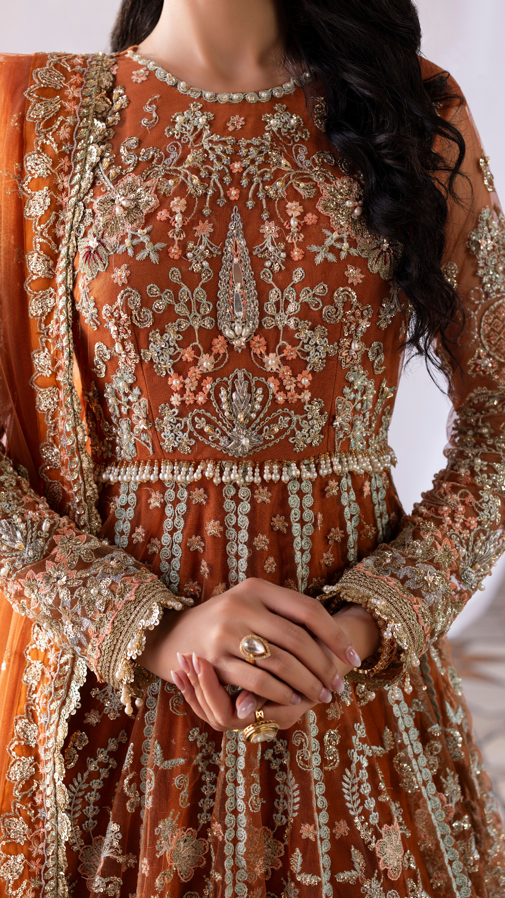 Saffron - Ember Festive Collection by Aylin at #VogueClothingStudio