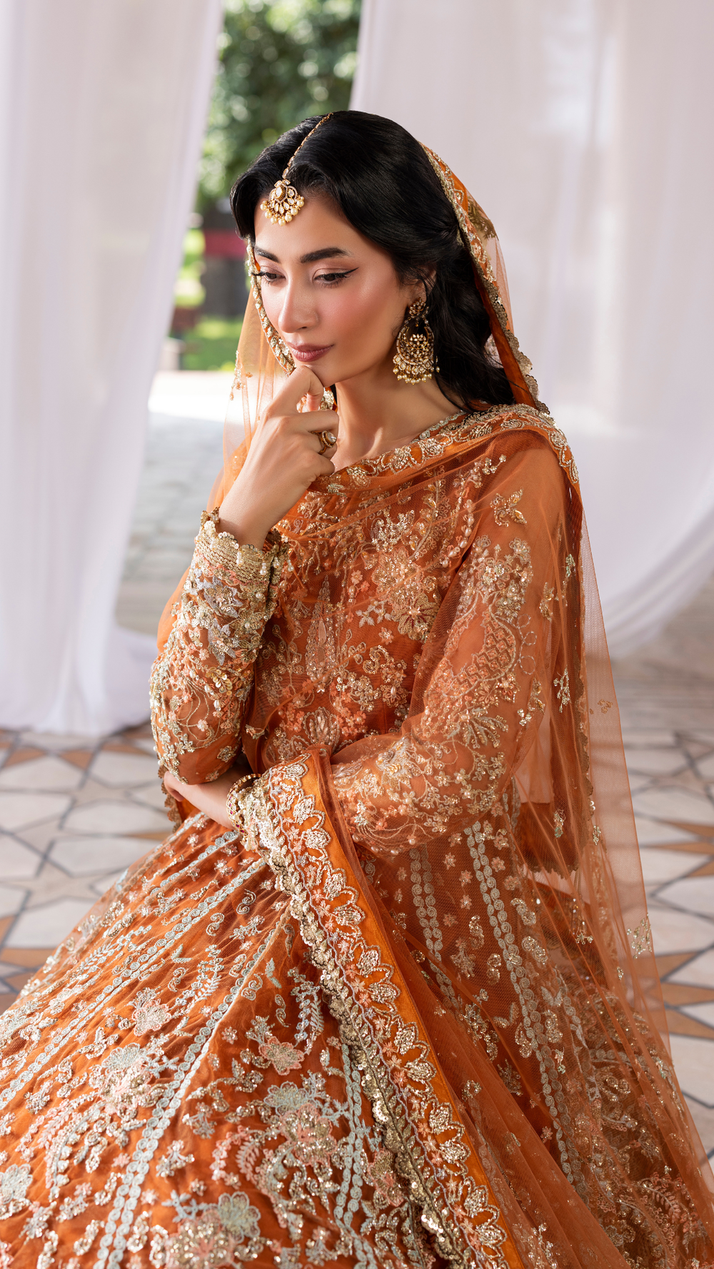 Saffron - Ember Festive Collection by Aylin at #VogueClothingStudio