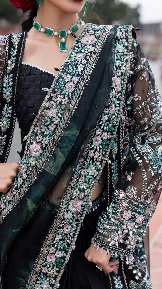 Noir- Ember Festive Collection by Aylin at #VogueClothingStudio