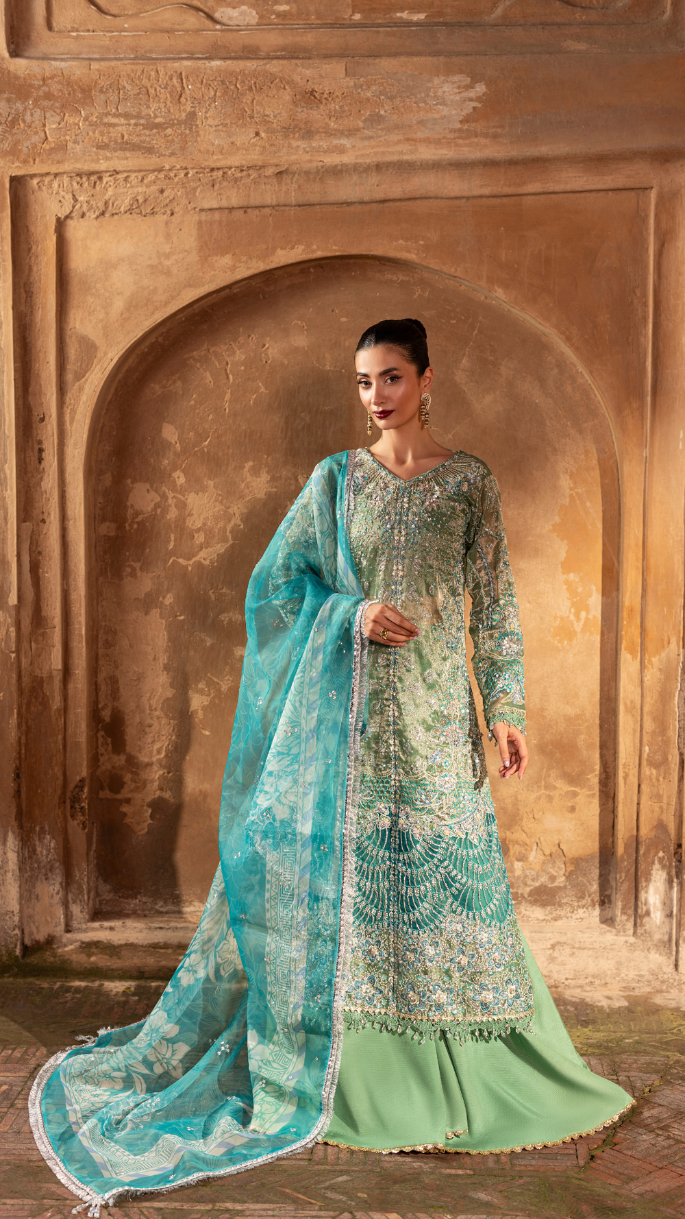 Ocean Bloom- Ember Festive Collection by Aylin at #VogueClothingStudio