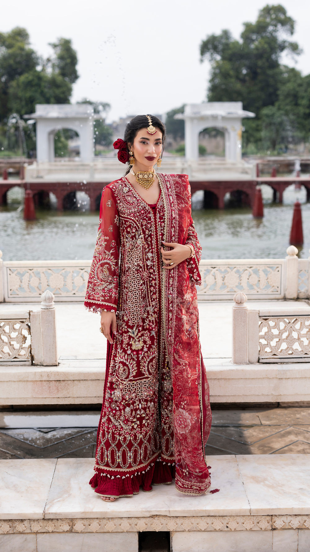 Scarlet - Ember Festive Collection by Aylin at #VogueClothingStudio