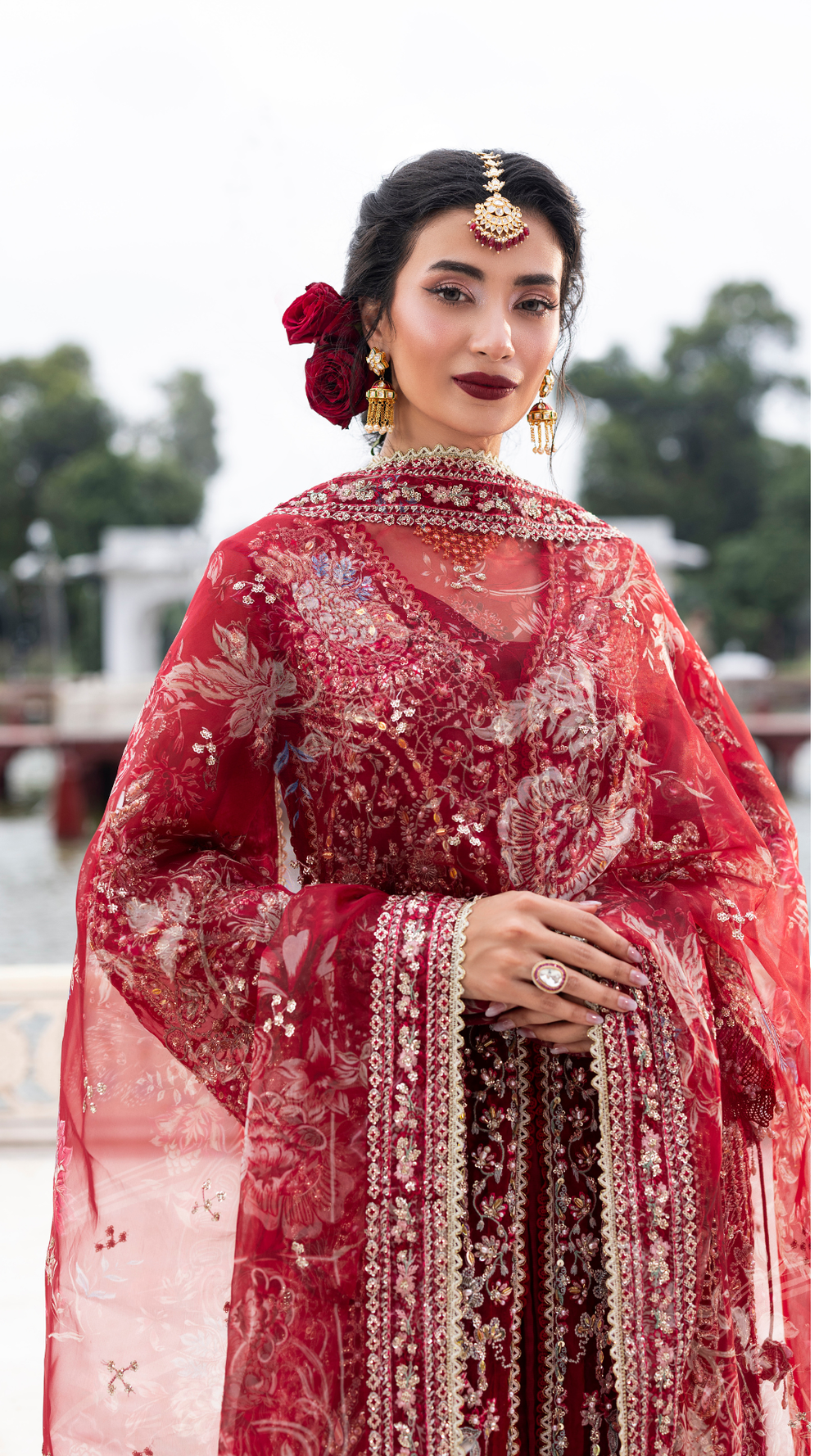 Scarlet - Ember Festive Collection by Aylin at #VogueClothingStudio