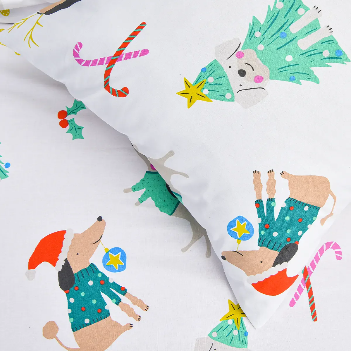 BED SET SANTA'S SIDEKICK POINTER - KING Home Collection 2021 HOMBEDCLU