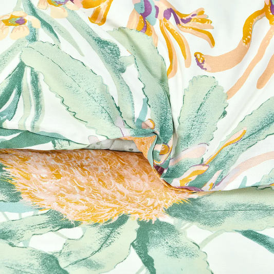 BED SET TRANQUIL BLOOM - KING PRINTED RANGE 180 TC HOMBEDCLU