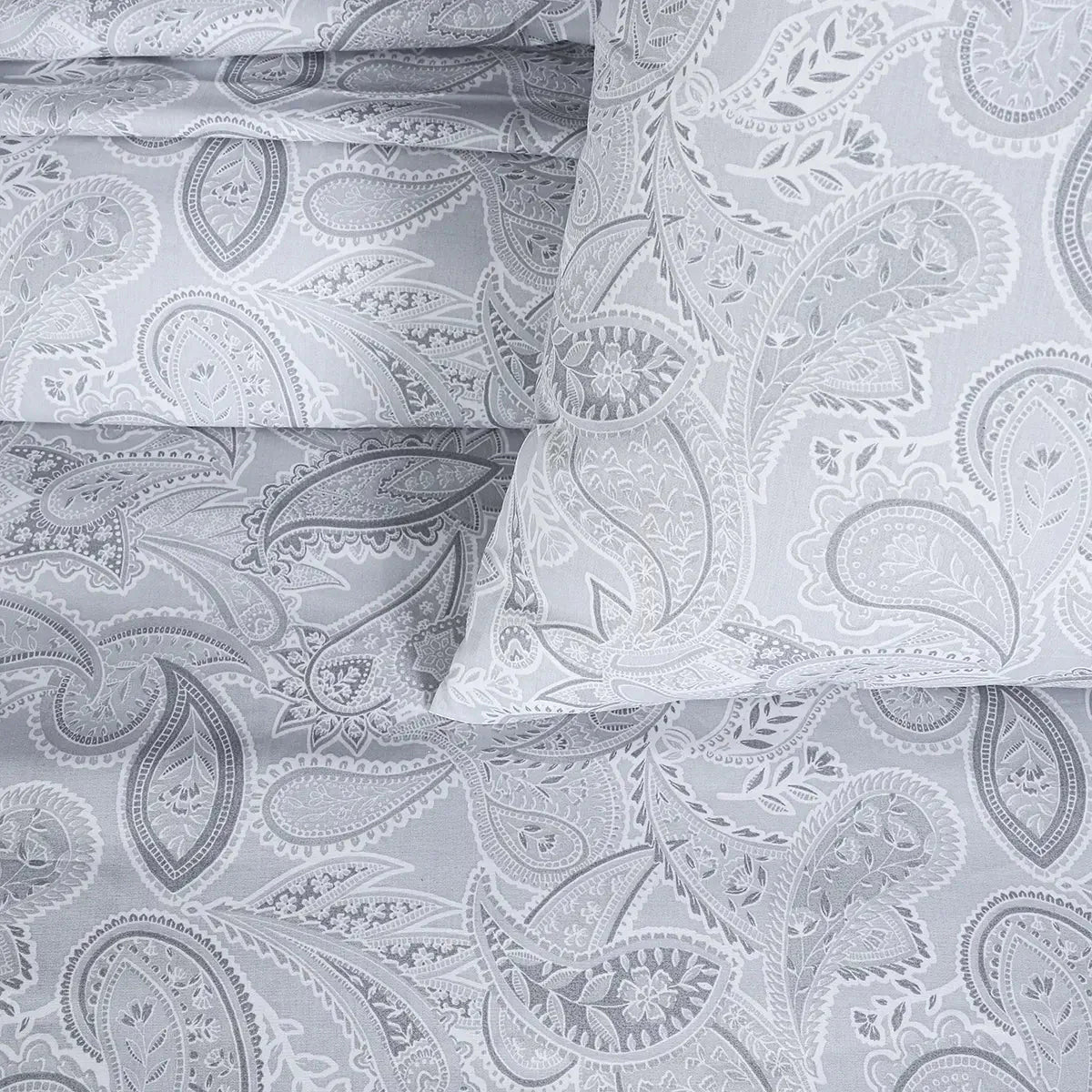 BED SHEET PAISLEY DAWN - KING PRINTED RANGE 180 TC HOMBEDCLU