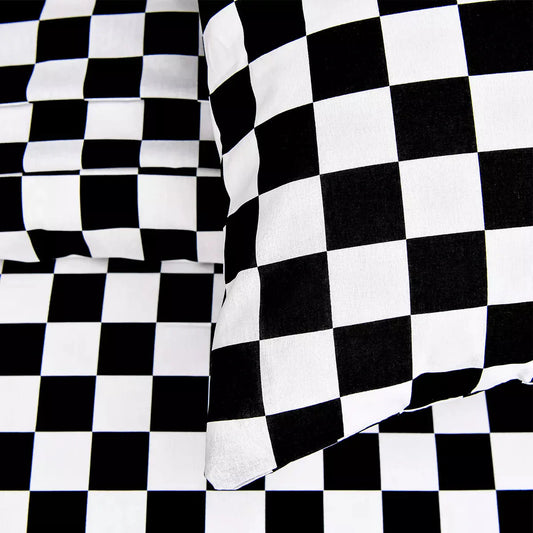 BED SHEET R2G BLACK BOXES-Single Bedding HOMBEDROO