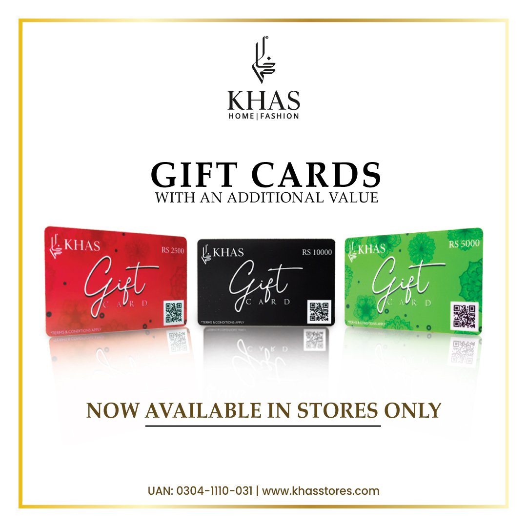 Gift Card Red Gift Cards KHAS STORES