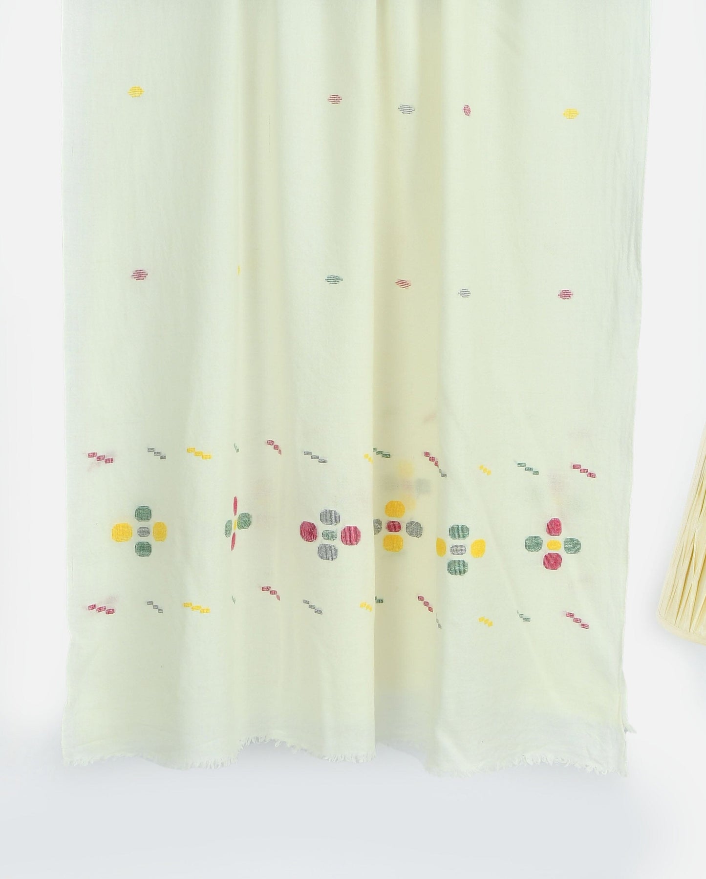 Khaddi Embroidered Shawl-5 Off White Apparel & Accessories KHAS STORES