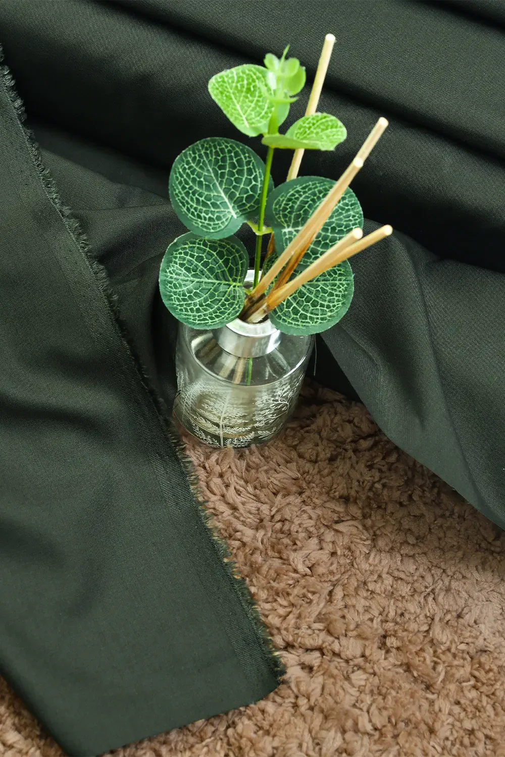 MENS UNSTITCHED SUIT SUMMER SUPERRIOR D-Green KHAS STORES