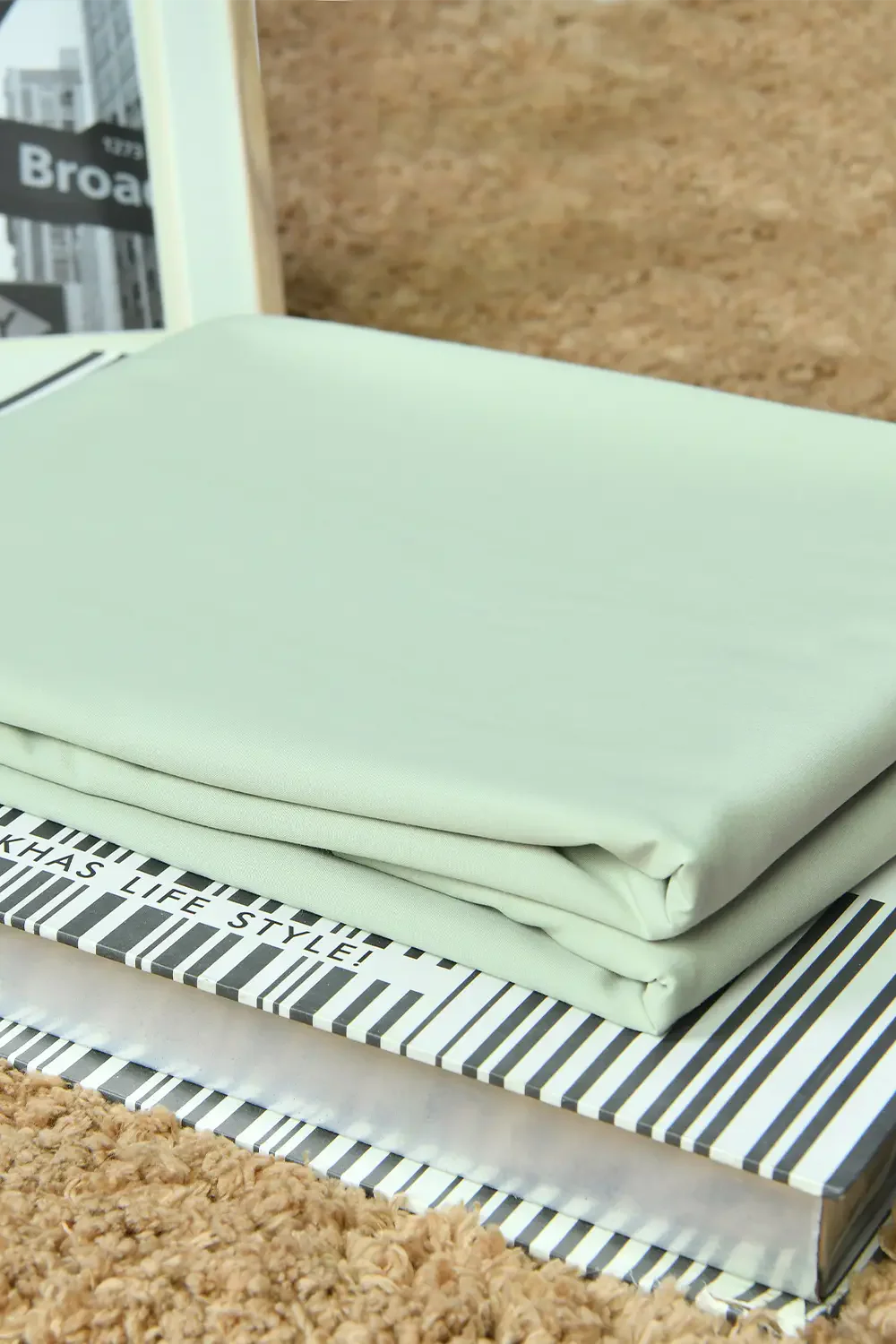 MENS UNSTITCHED SUIT SUMMER SUPERRIOR SEA GREEN KHAS STORES