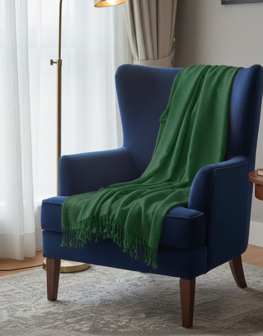 Plain Shawl-Green Apparel & Accessories KHAS STORES