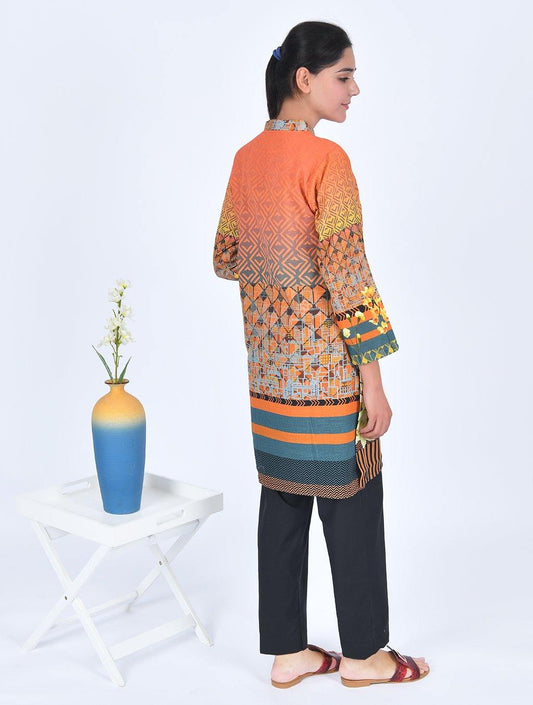 Printed Khaddar Shirt DR-187 Pret FASSTILAD