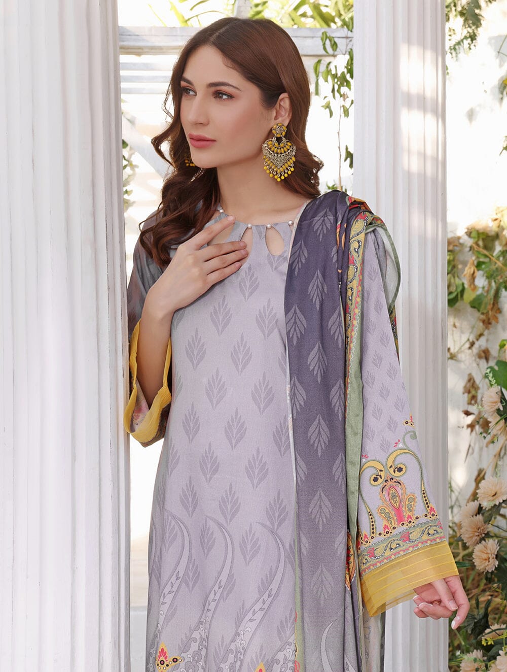 Printed Linen Suit with Printed Dupatta KTE-1642 KHAS STORES