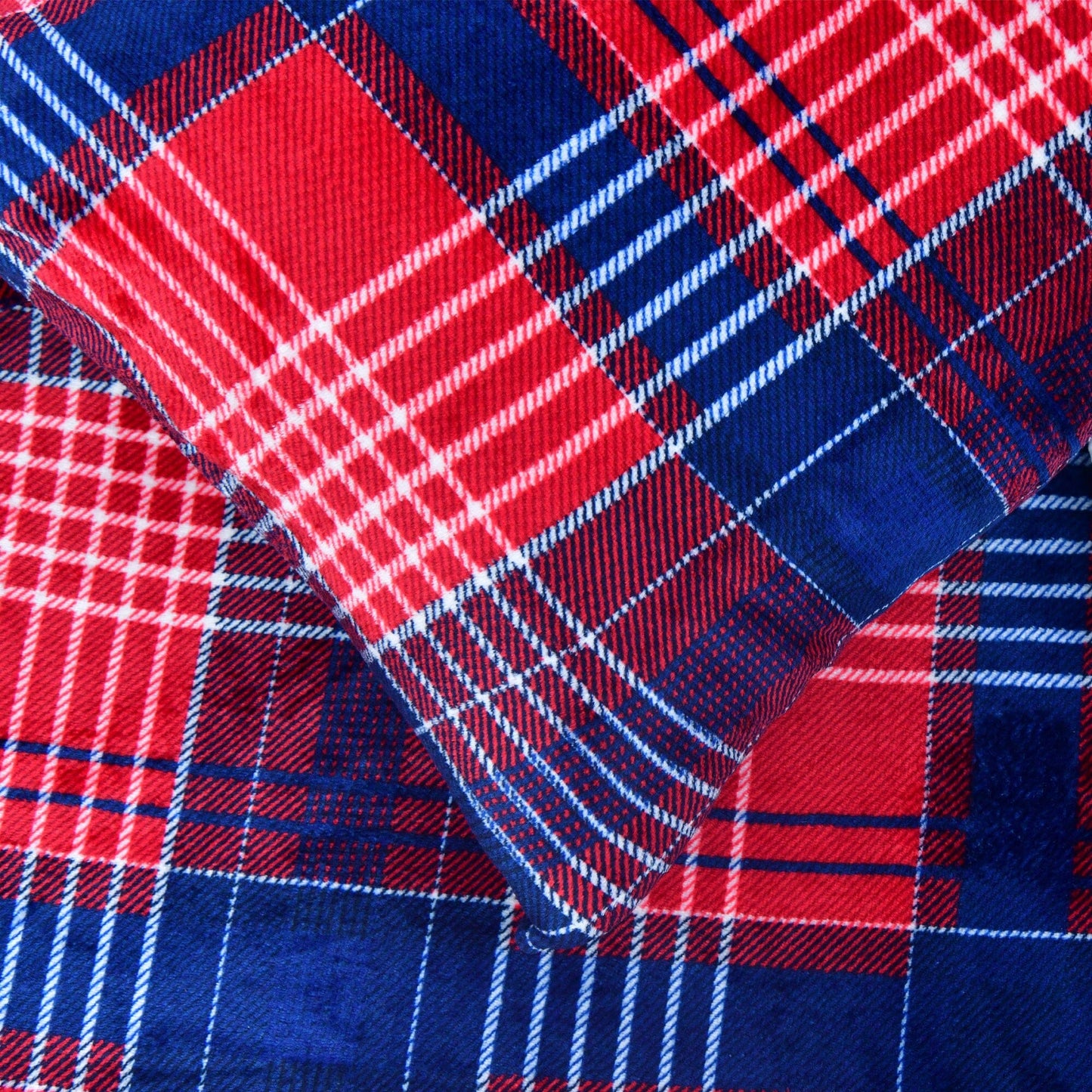 QUILT COVER SET SHERPA TARTAN Home Collection 2021 HOMBEDGOL