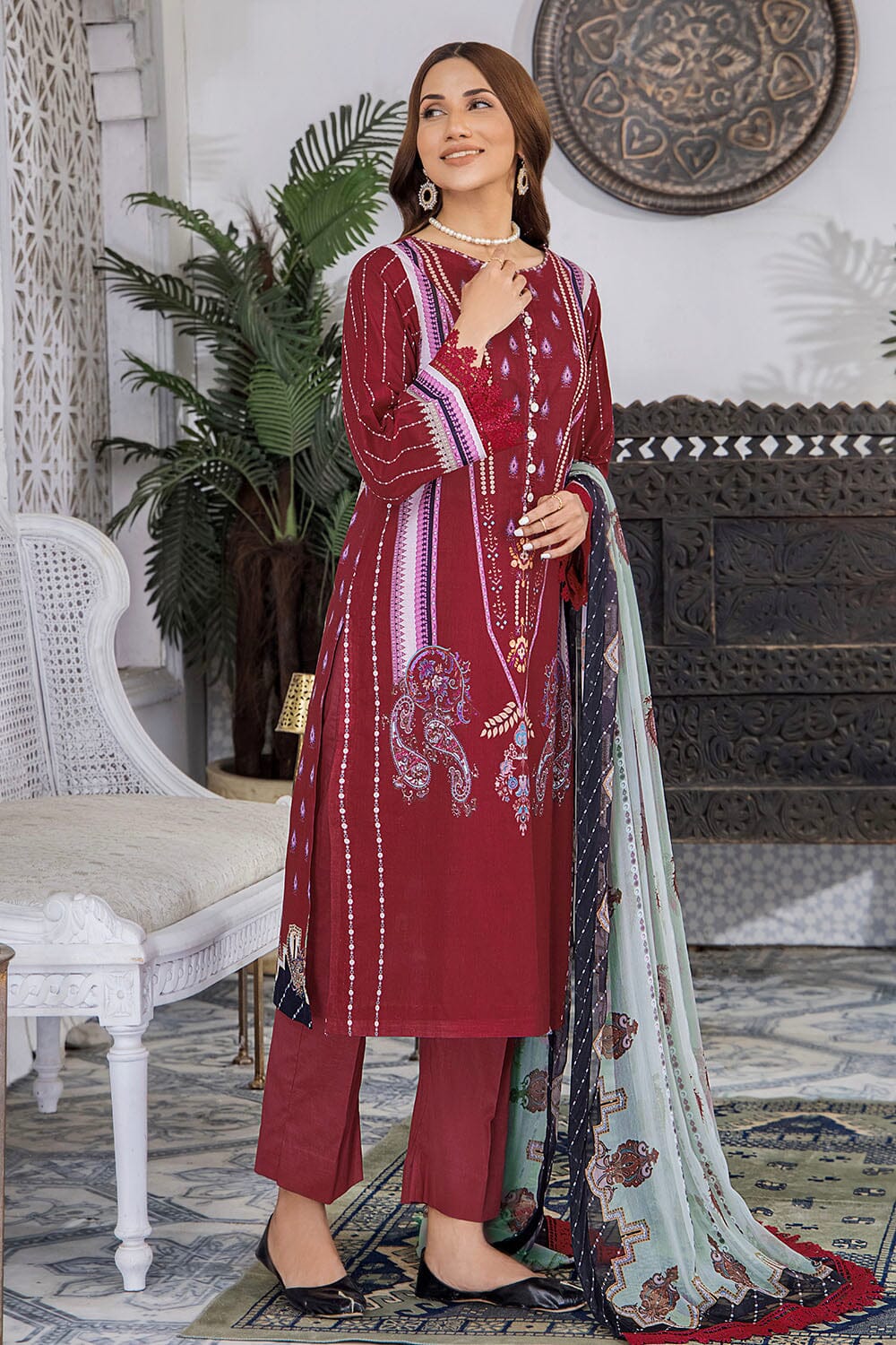 SHIRT & DUPATTA RKCW-1719 STITCH KHAS STORES