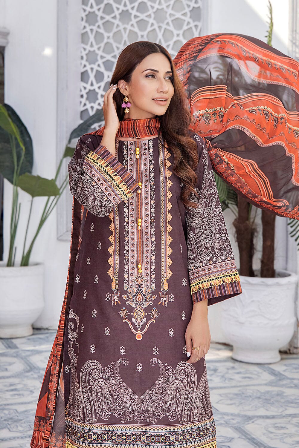 SHIRT & DUPATTA RKCW-1724 STITCH KHAS STORES