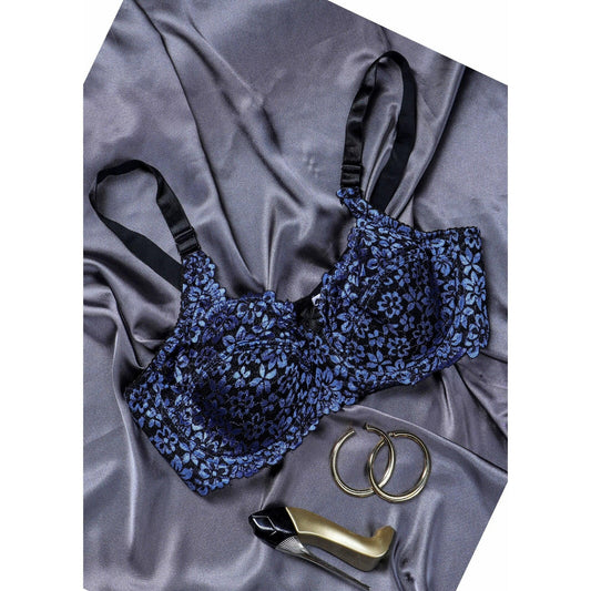 Spirea - Light Padded Floral Mesh Bra KHAS STORES