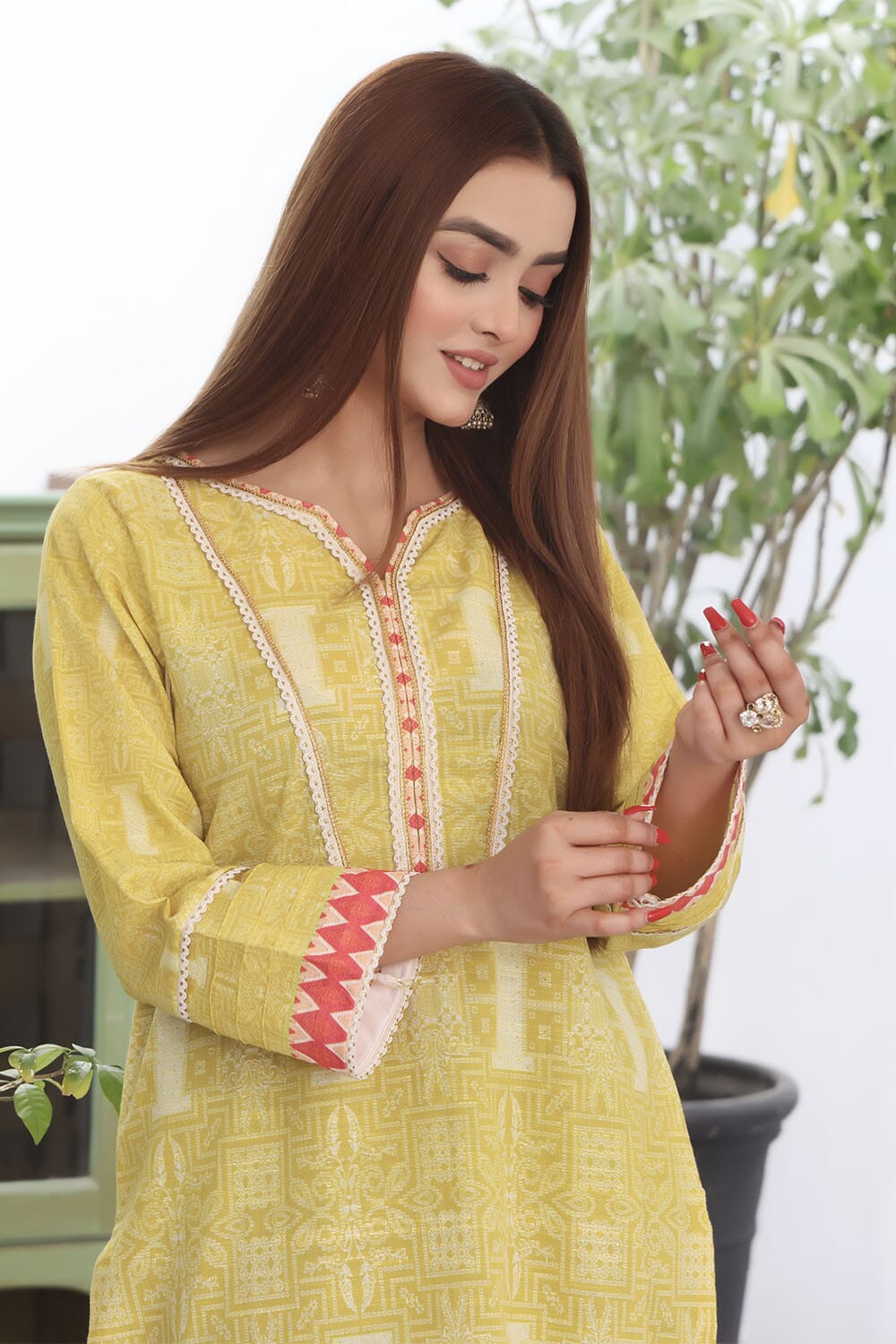 STITCHED CAMBRIC SHIRT DR-2305 KHAS STORES