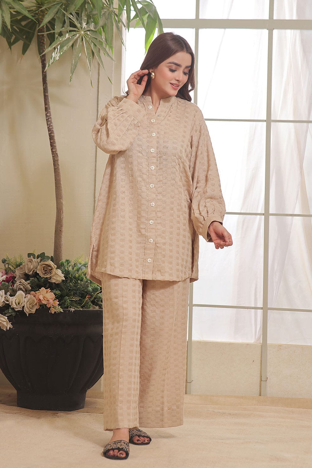 Stitched Cotton Cambric SHIRT & TROUSER RKT-046 KHAS STORES