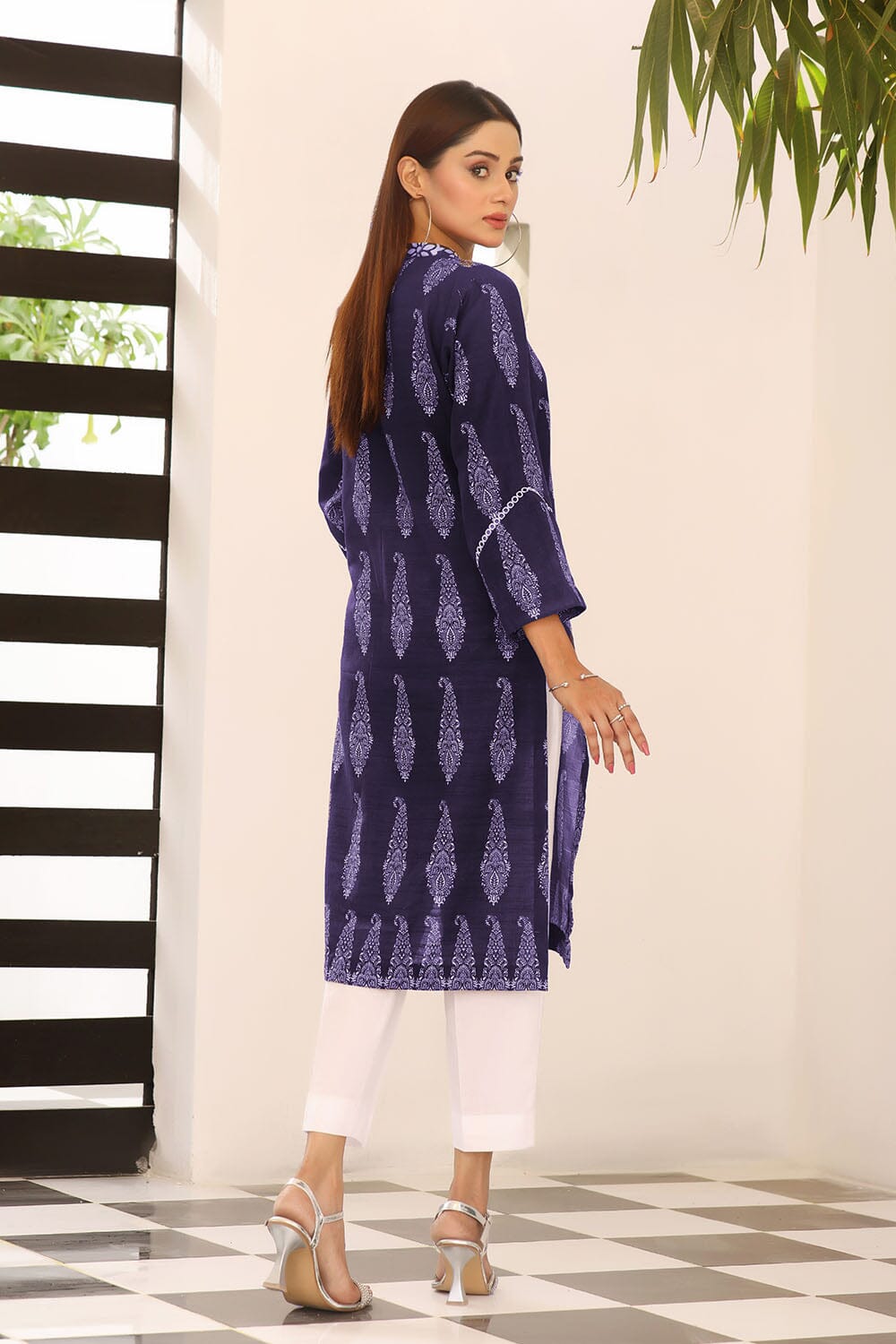 Stitched Self Jacquard Shirt DR-2298 KHAS STORES