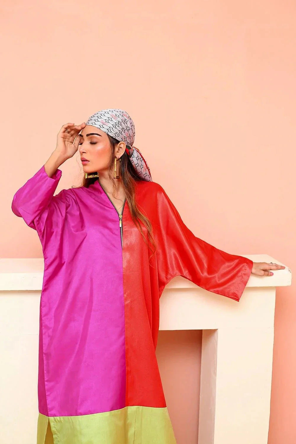 Stitched Silk Shirt DRC-015 KHAS STORES