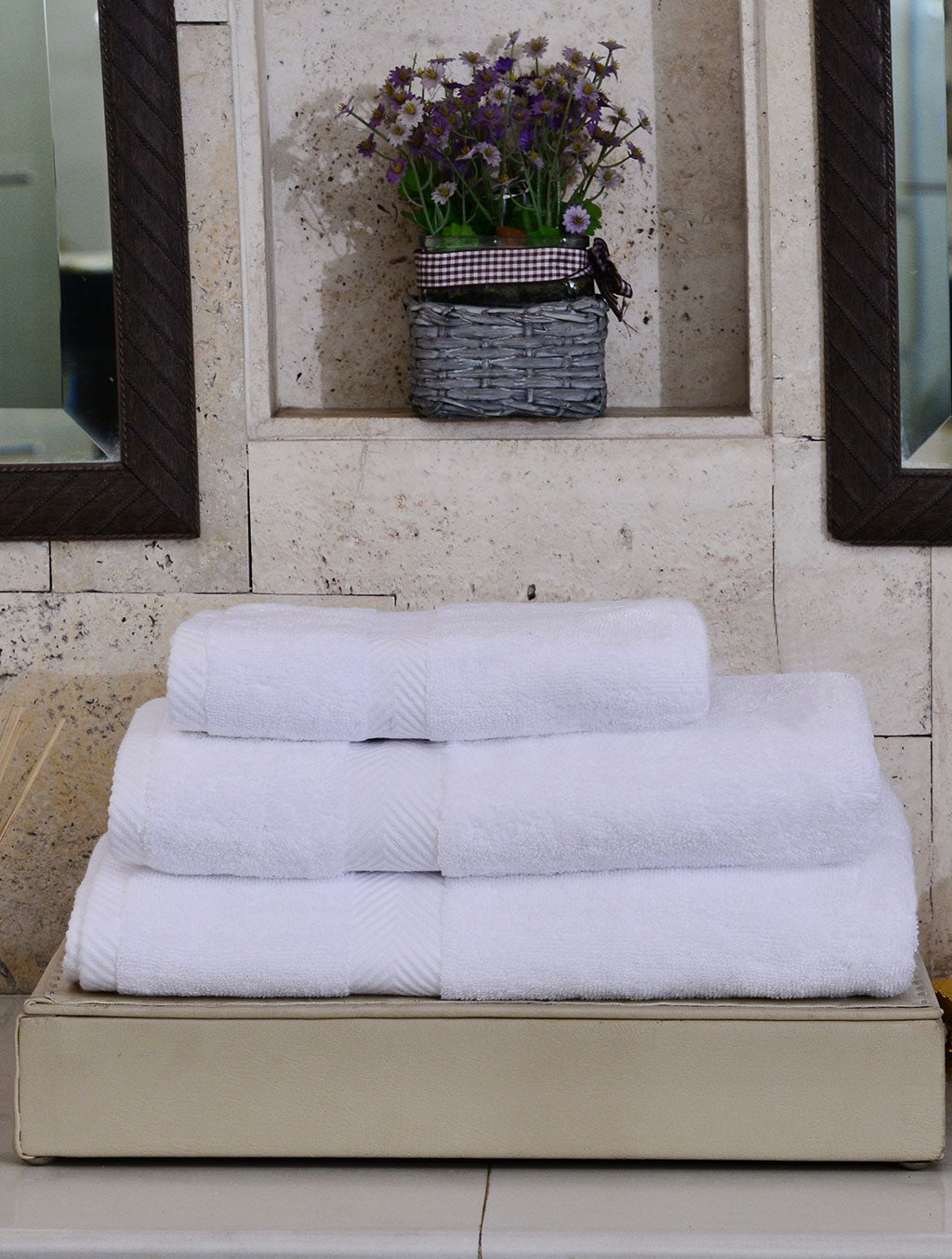 Towels Plain White Dyed Towels HOMBATTOW Bath Sheet