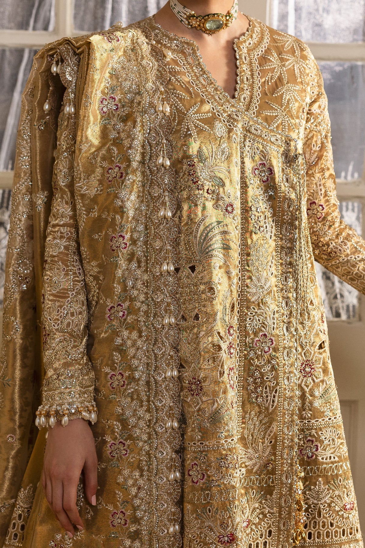 1073-Goldveil-DASTAN GOI'2025 by Afrozeh at #VogueClothingStudio