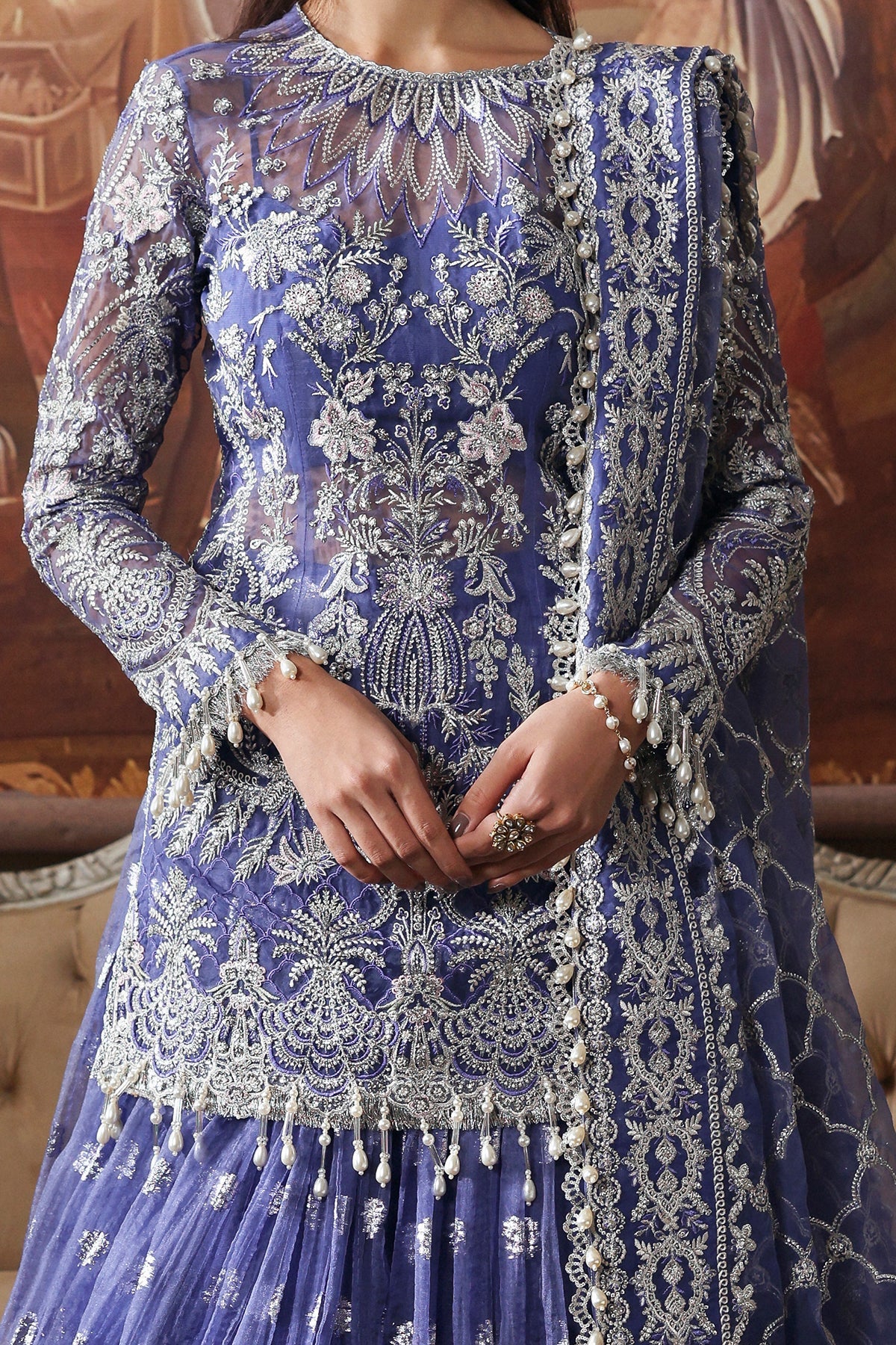 1079-Bloomveil-DASTAN GOI'2025 by Afrozeh at #VogueClothingStudio