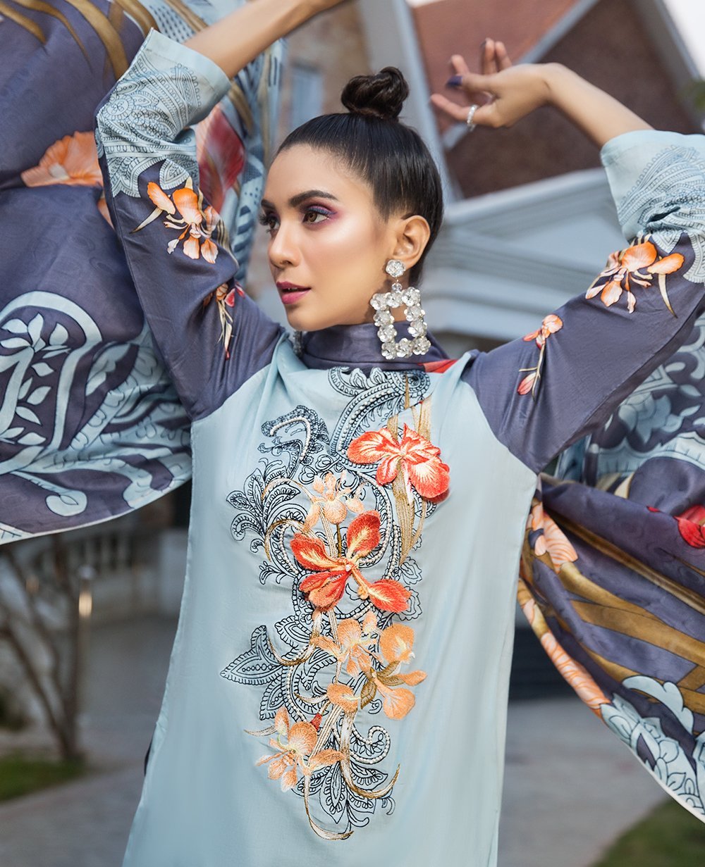 Celestial Blue - IttehadTextiles