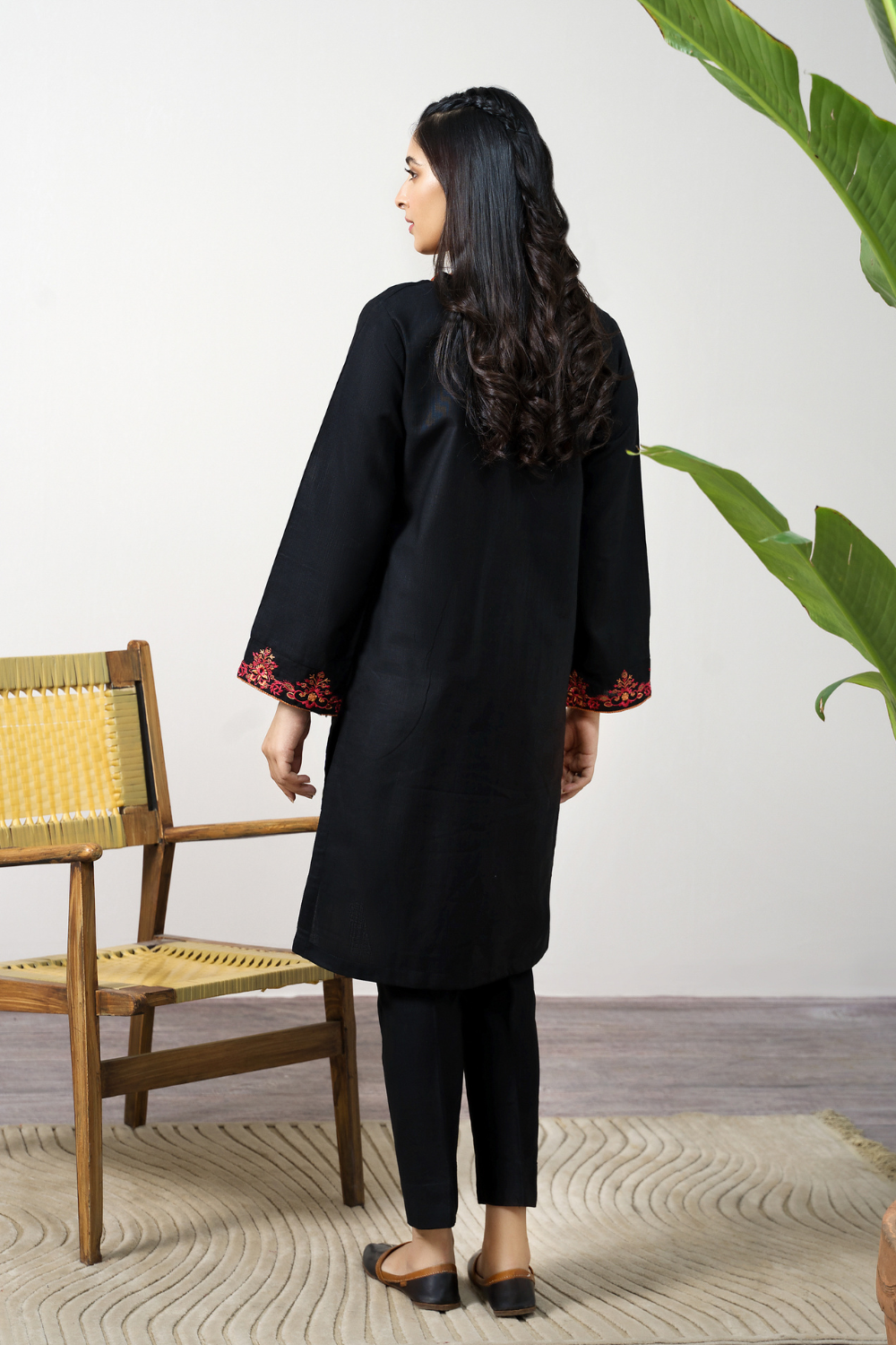 2 PC Stitched | Khaddar Embroidered Shirt + Trouser