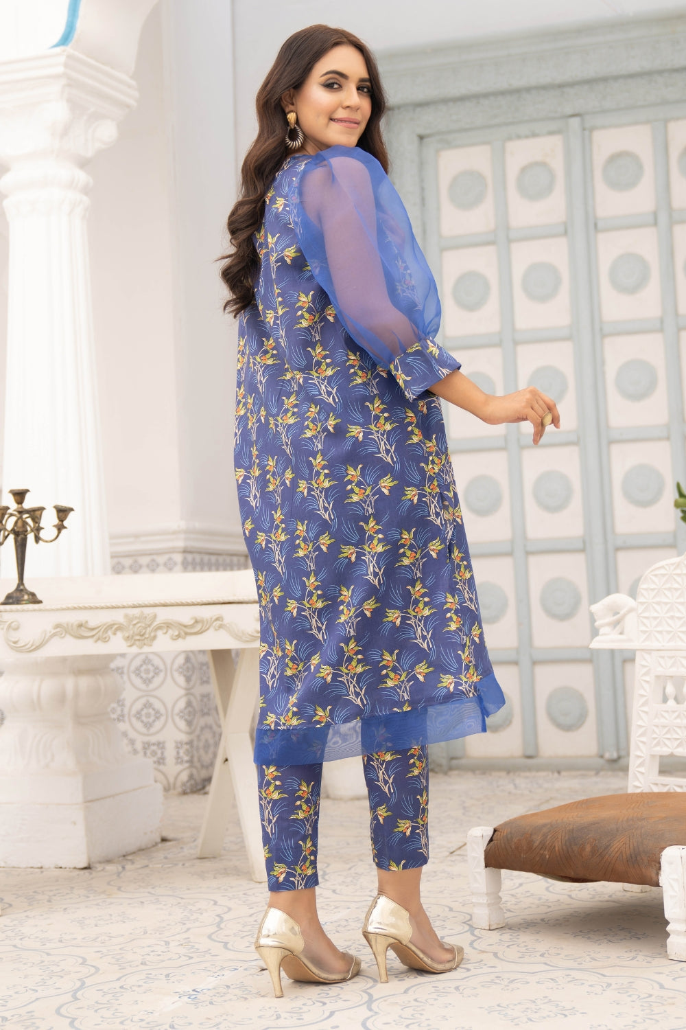 2PC Unstitched | Printed Lawn Shirt + Trouser