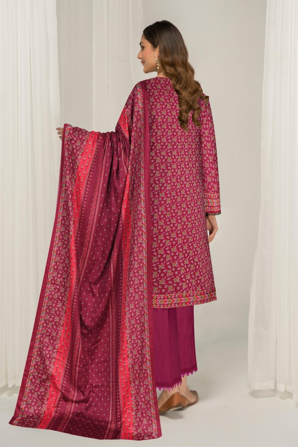 3 PC Unstitched | Printed Lawn Suit