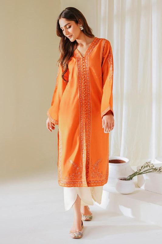 2 PC Stitched | Lawn Embroidered Shirt + Trouser