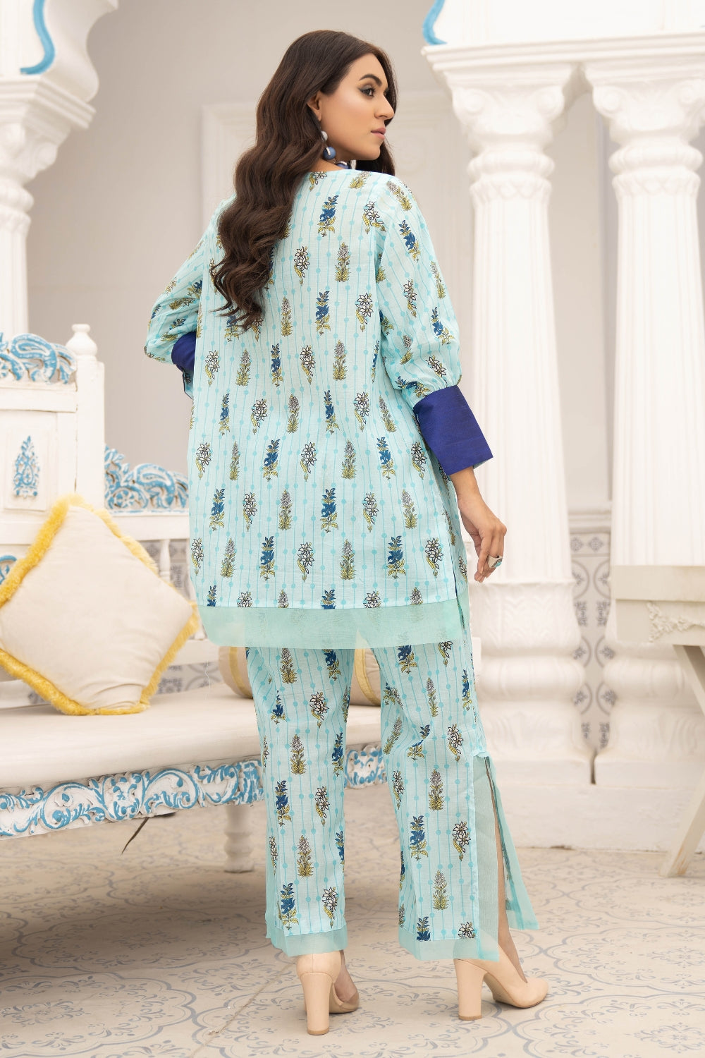 2PC Unstitched | Printed Lawn Shirt + Trouser