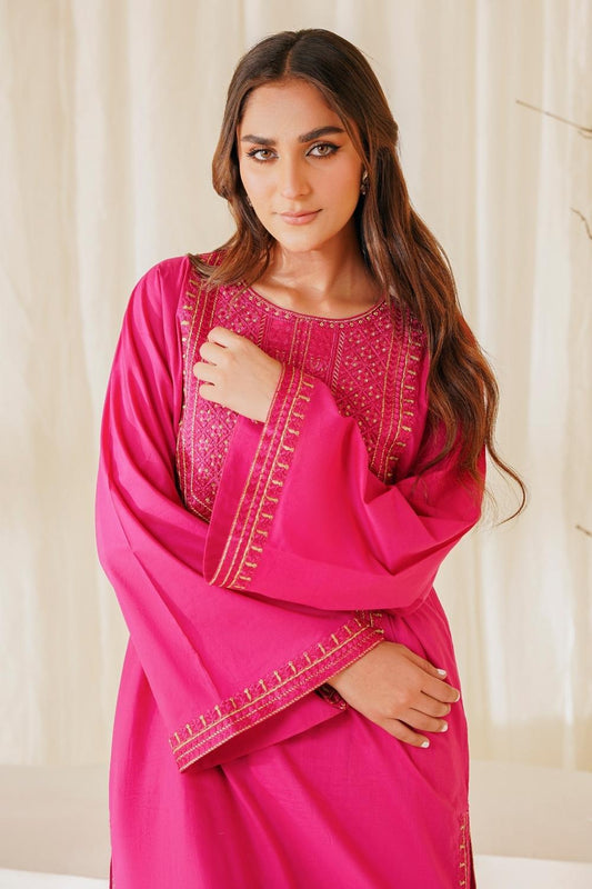 2 PC Stitched | Lawn Embroidered Shirt + Trouser