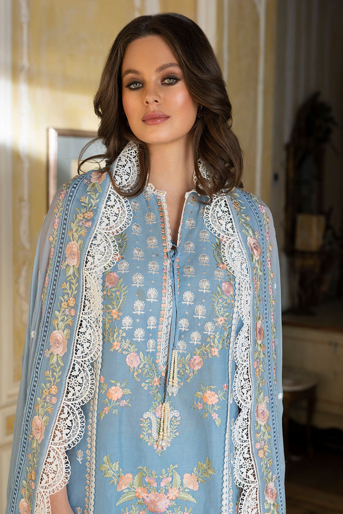 L23-3A DESIGN 3A SOBIA NAZIR LUXURY LAWN 2023 UNSTITCHED