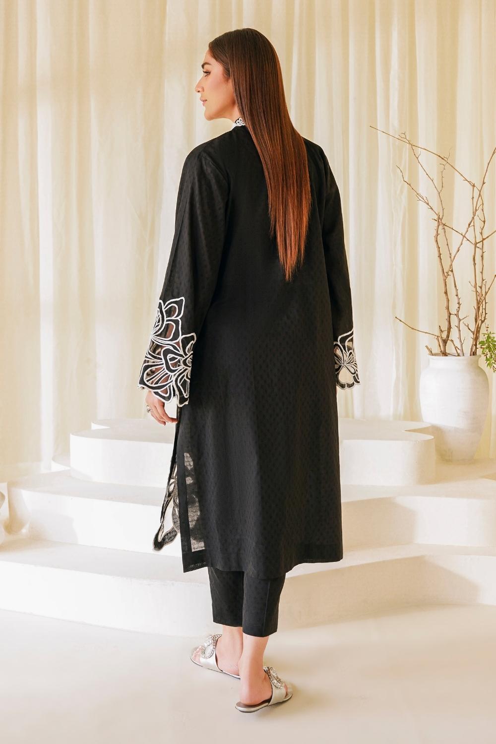 2 PC Stitched | Lawn Embroidered Shirt + Trouser