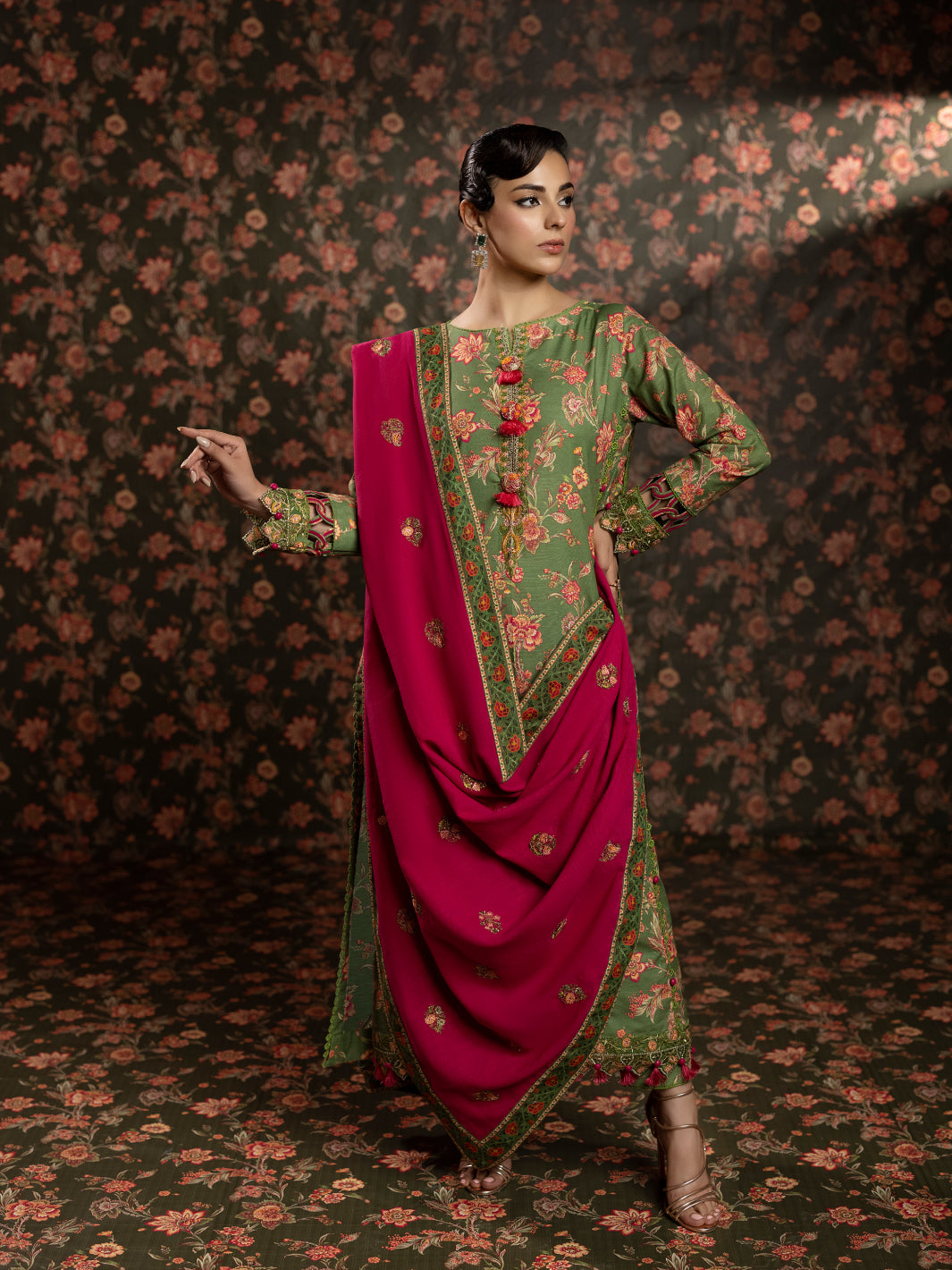 ADEERA | 3PC Unstitched