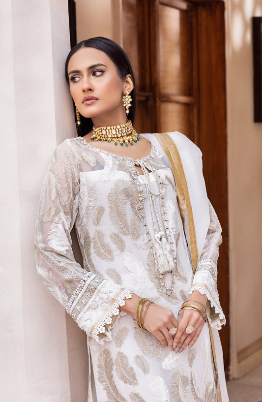 Formal Dress - White Frost (MFD-0101) Maryum N Maria