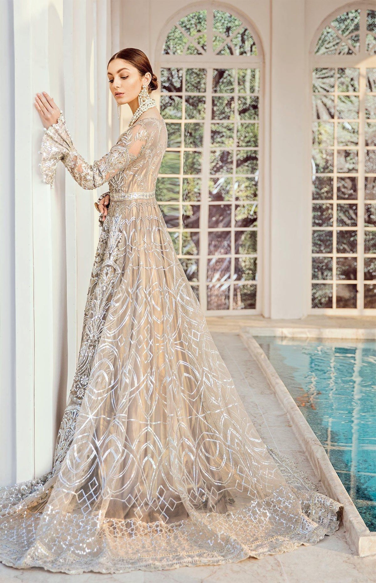 Bridal Maxi - Moon Light (D-05) by Maryum N Maria priced at 25500.00
