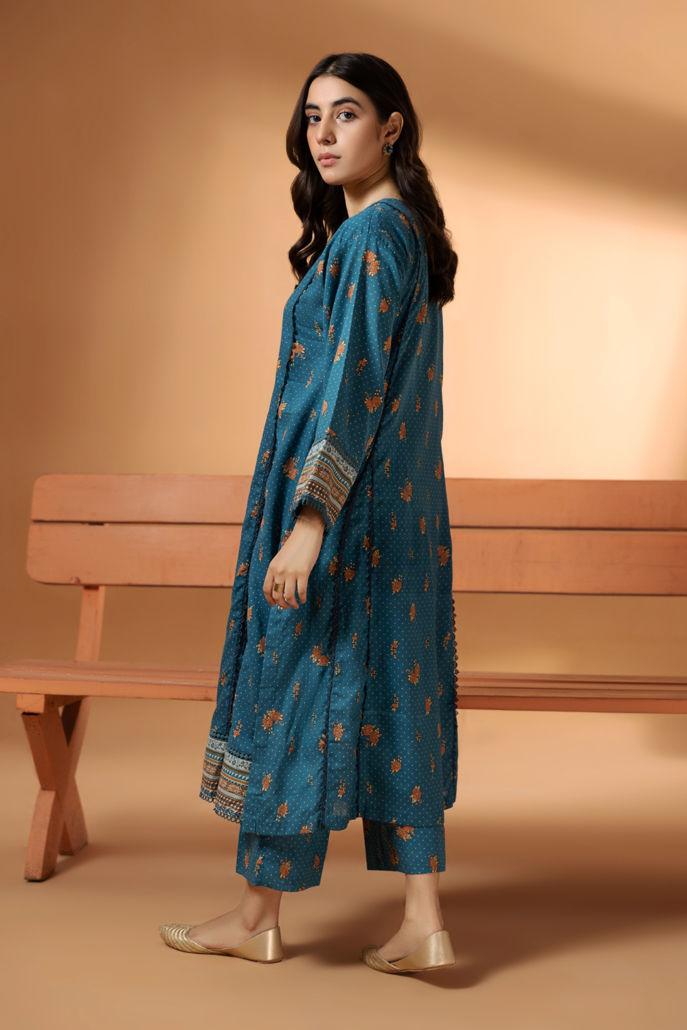 2 PC Unstitched | Printed Cambric Shirt + Trouser