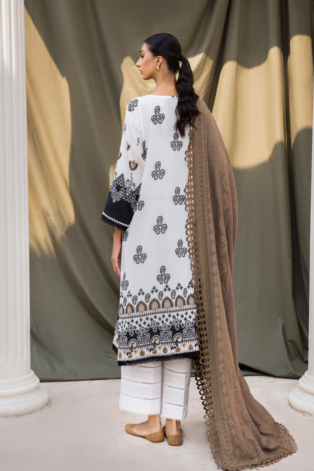 3PC Unstitched | Digital Printed Cambric Suit