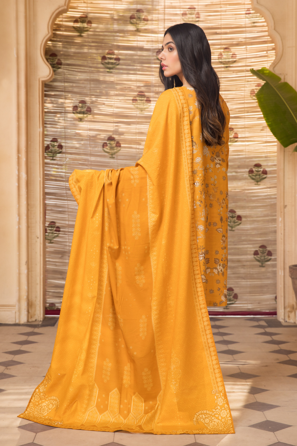 3 PC Unstitched | Khaddar Printed Suit