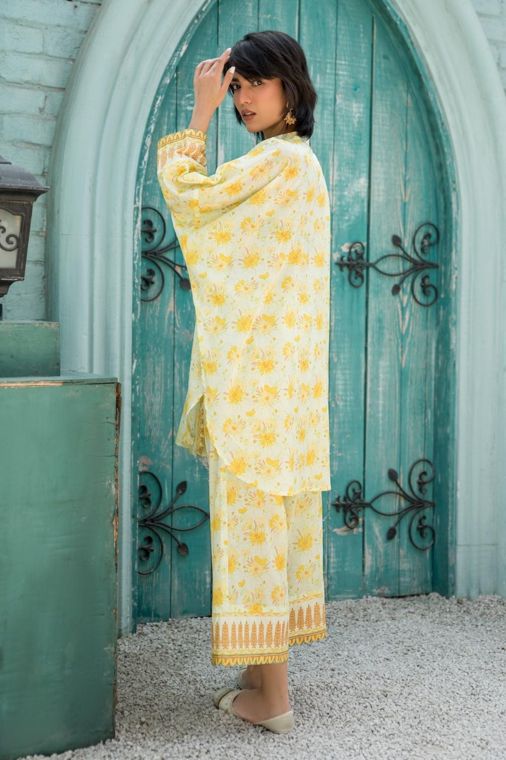 1 PC Unstitched | Printed Lawn Shirt