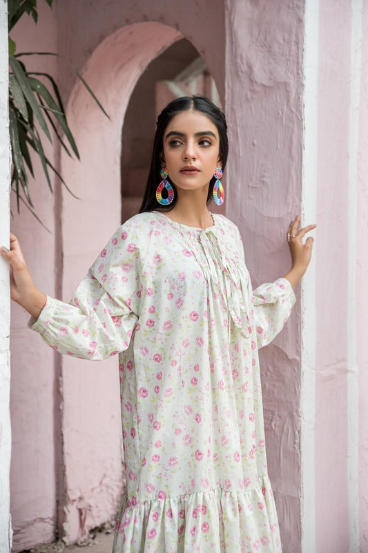 1 PC Unstitched | Printed Lawn Shirt