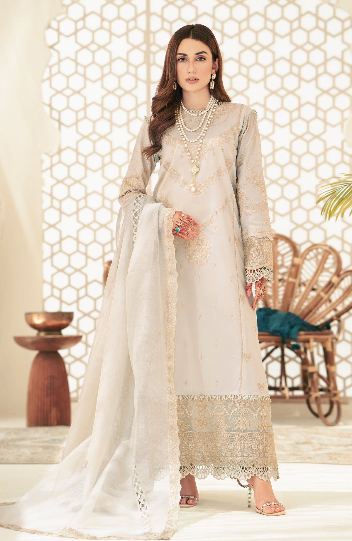 Formal Dress - Classic Ecru (MLFD-121) Maryum N Maria