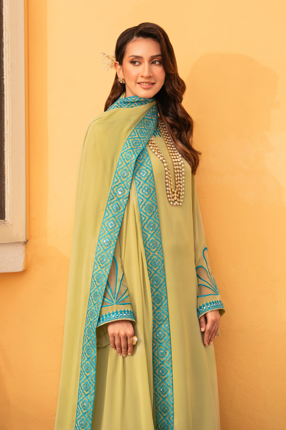 3 PC Stitched | Formal Embroidered Suit