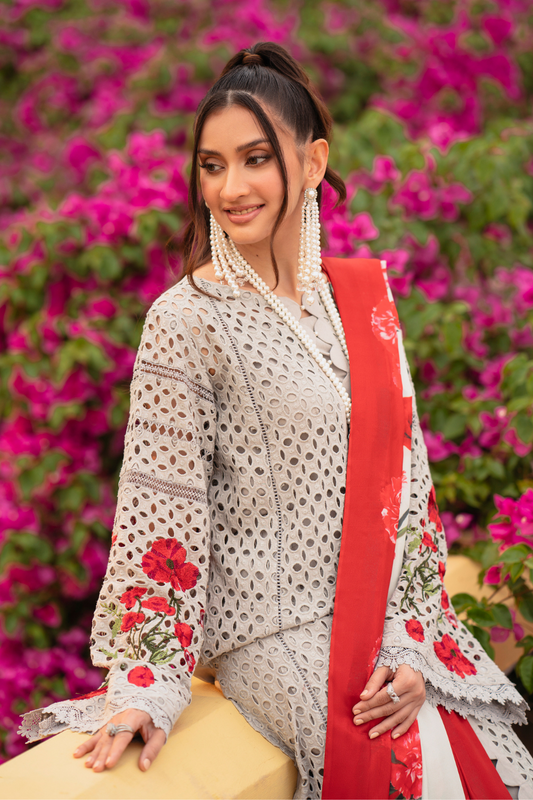 3 PC Stitched | Formal Embroidered Suit