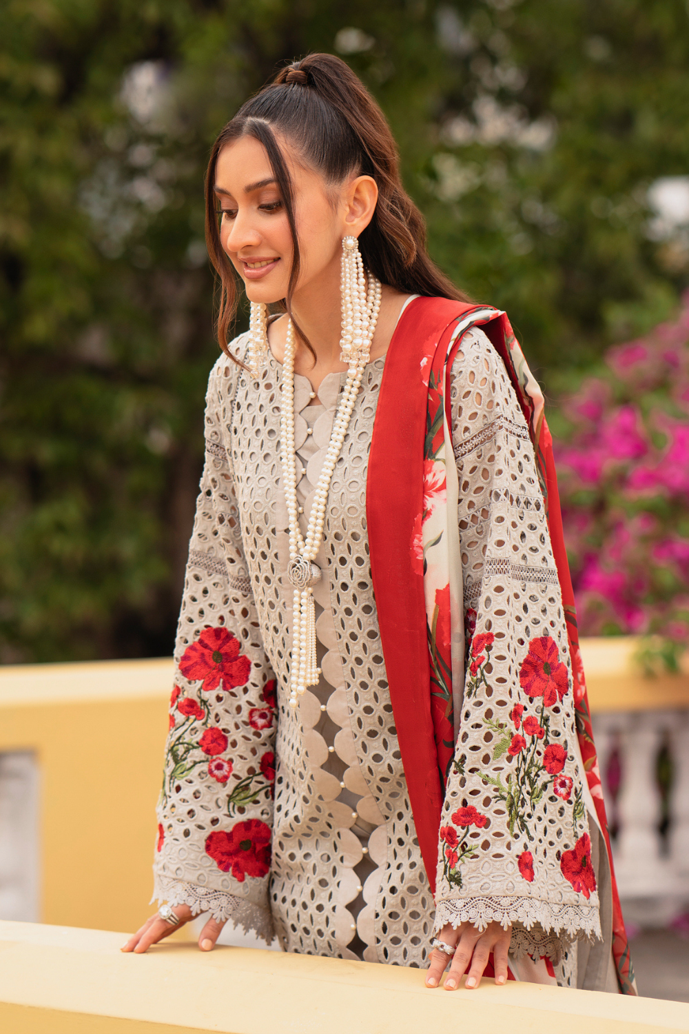 3 PC Stitched | Formal Embroidered Suit