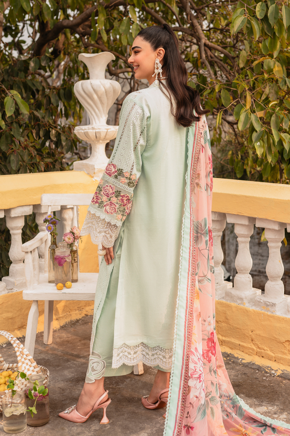 3 PC Stitched | Formal Embroidered Suit